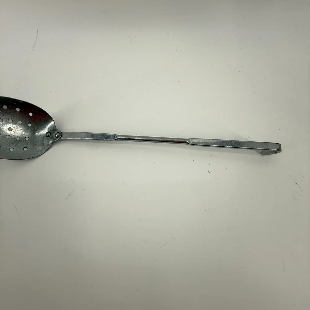Vintage Irvin Ware‎ USA Chrome Stainless Steel Slotted Spoon Ladle Hanging 15